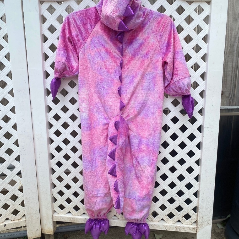 Princess Paradise size small pink purple dragon costume pajamas pretend play